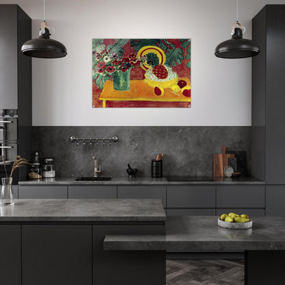 PINEAPPLE AND ANEMONES 1940 - Henri Matisse Acrylic Print - 70x100 cm / 28x40″ inches