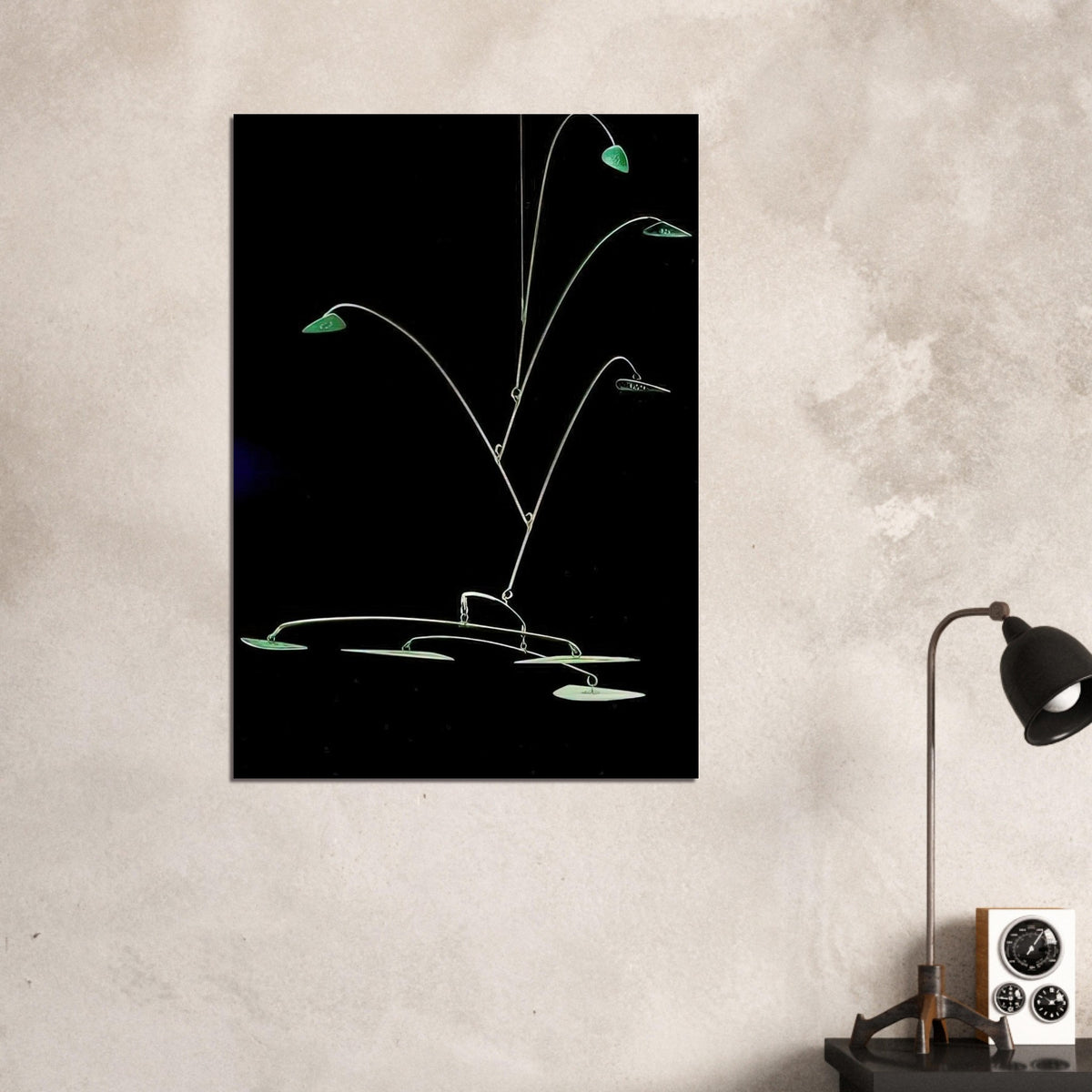 STAINLESS STEALER 1966 - Alexander Calder Brushed Aluminum Print - 70x100 cm / 28x40 inches | Alexander Calder Aluminum Print | Alexander Calder Prints