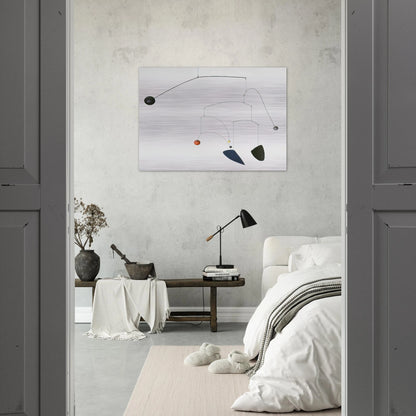 MOBILE 1932 - Alexander Calder Brushed Aluminum Print - 70x100 cm / 28x40 inches | Alexander Calder Aluminum Print | Alexander Calder Prints