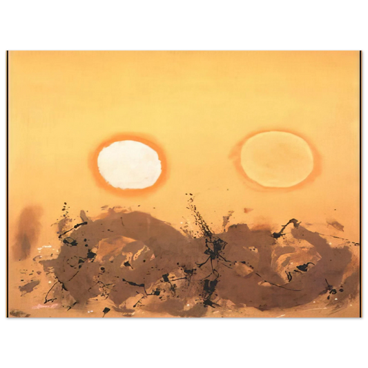 Adolph Gottlieb - Duet - 1962  75x100 cm / 30x40inches Fine Art Poster