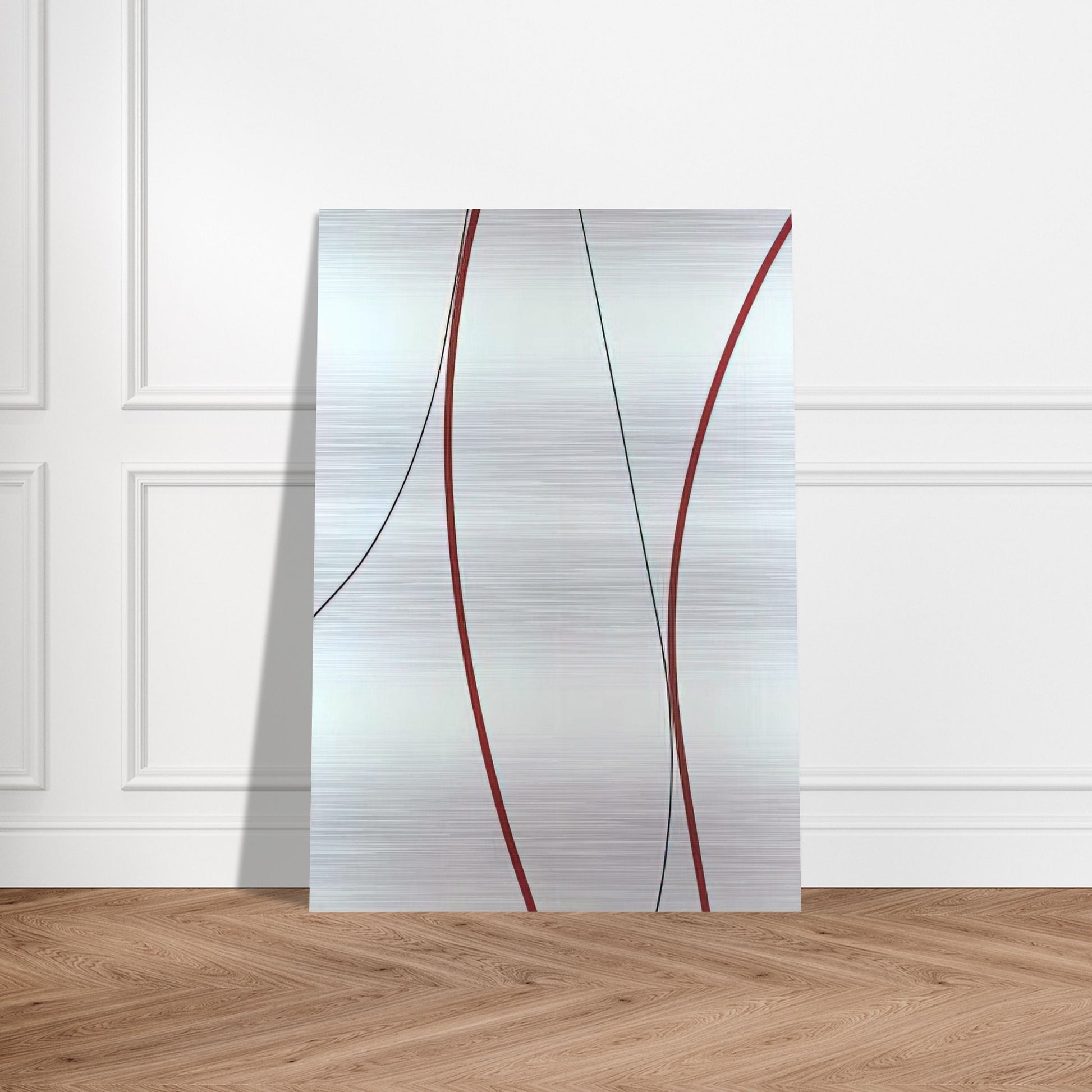 Untitled - 1964 - Lorser Feitelson Brushed Aluminum Print - 70x100 cm / 28x40 inches | Lorser Feitelson Aluminum Print | Lorser Feitelson Prints