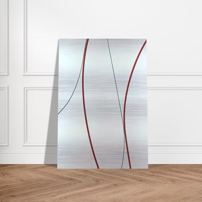 Untitled - 1964 - Lorser Feitelson Brushed Aluminum Print - 70x100 cm / 28x40 inches | Lorser Feitelson Aluminum Print | Lorser Feitelson Prints