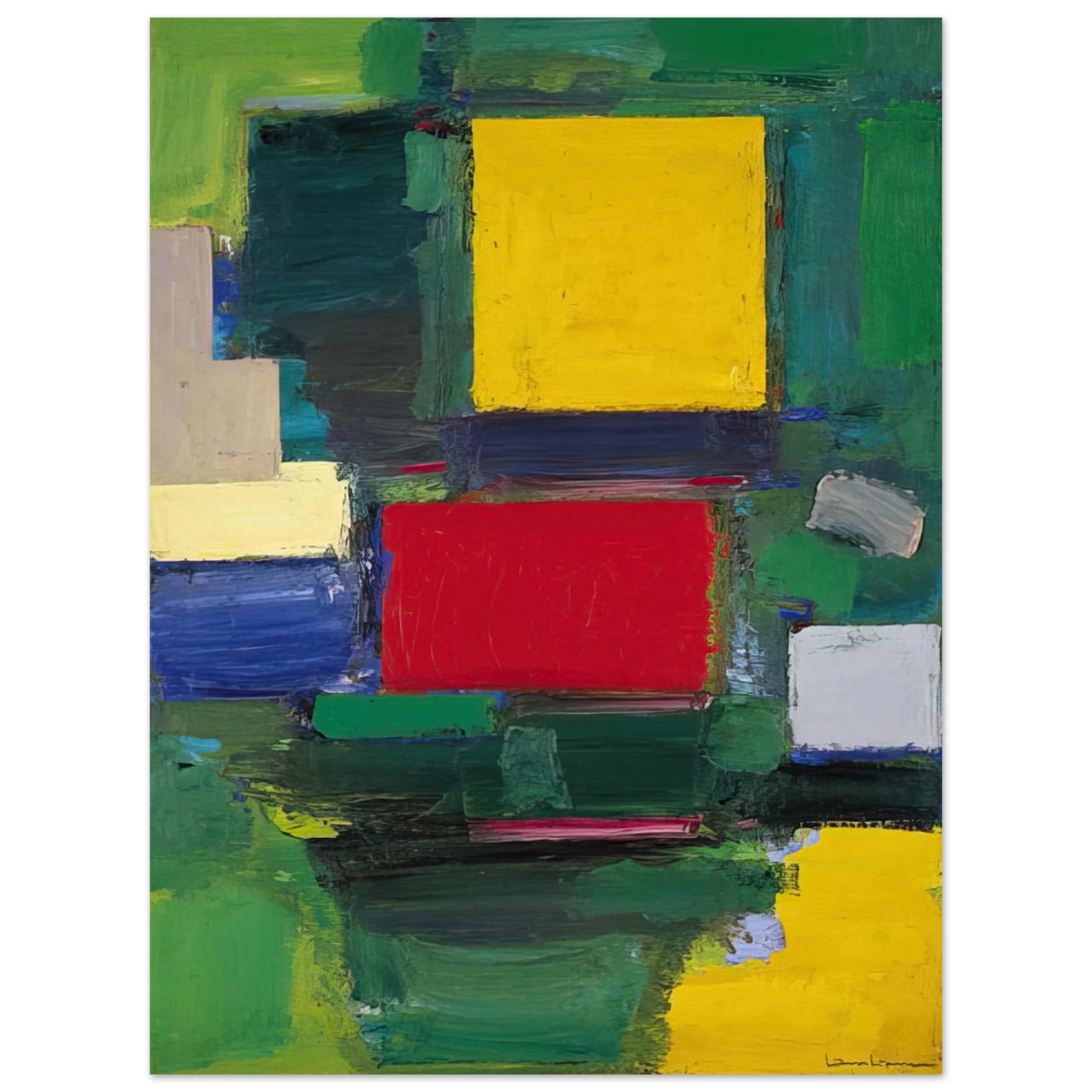 Hans Hofmann - The Gate  75x100 cm / 30x40inches Fine Art Poster