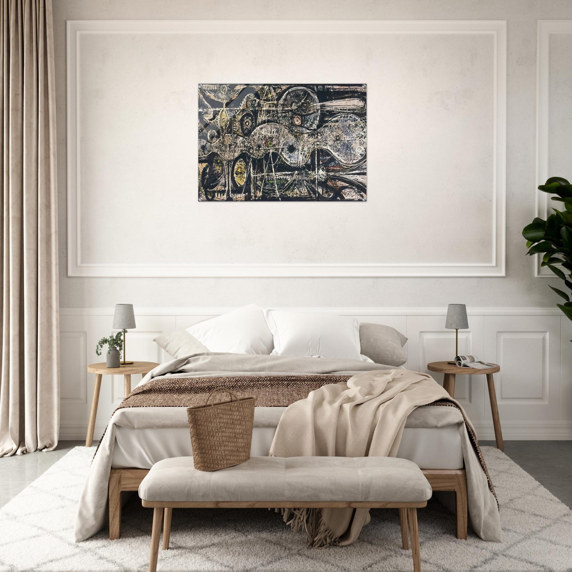 Undulation - Richard Pousette-Dart Acrylic Print - 70x100 cm / 28x40″ inches | Richard Pousette-Dart Wall Art | Richard Pousette-Dart Prints