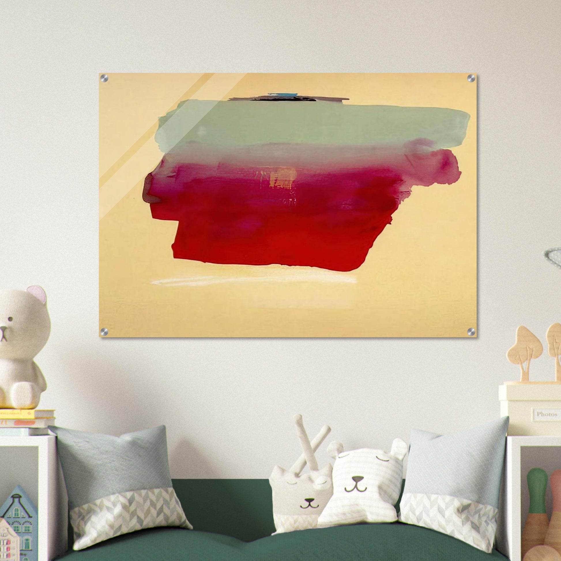 Robinson s Wrap - 1974 - Helen Frankenthaler Acrylic Print - 70x100 cm / 28x40″ inches