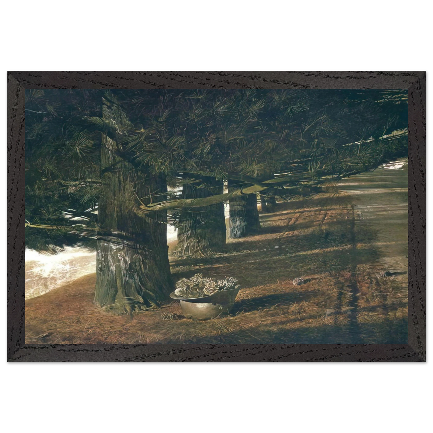 Andrew Wyeth - PINE BARON Wall Art - 60x80 cm / 24x32 inches - Fine Art Poster-canvas - -