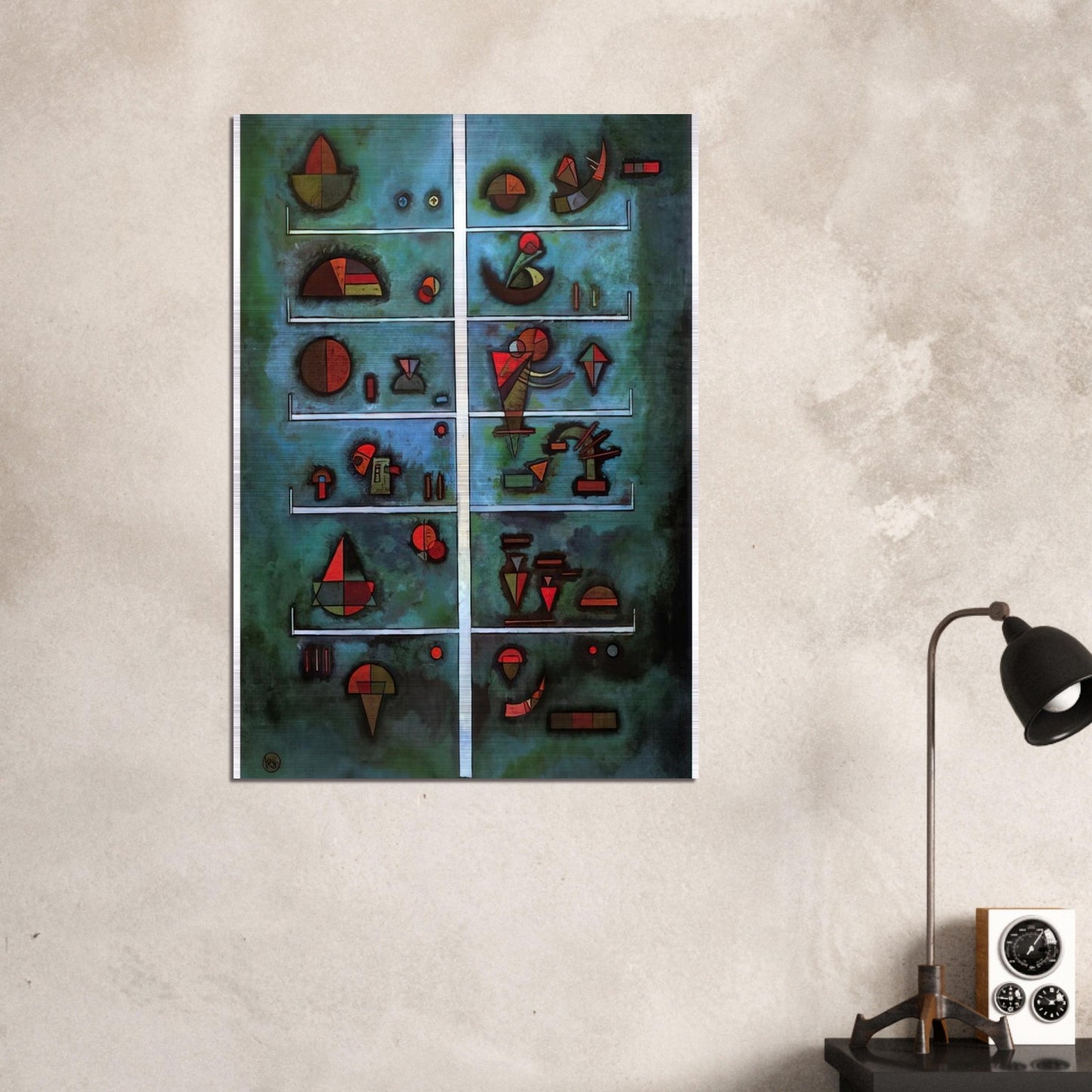 STOREYS 1929 - Wassily Kandinsky Brushed Aluminum Print - 70x100 cm / 28x40 inches | Wassily Kandinsky Aluminum Print | Wassily Kandinsky Prints