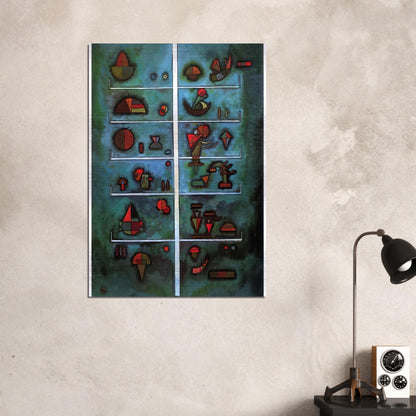 STOREYS 1929 - Wassily Kandinsky Brushed Aluminum Print - 70x100 cm / 28x40 inches | Wassily Kandinsky Aluminum Print | Wassily Kandinsky Prints