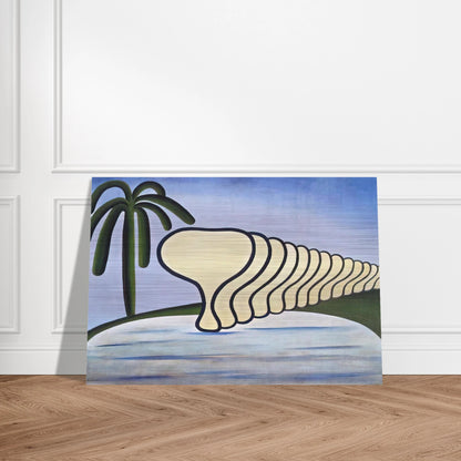Sleep - Tarsila do Amaral Brushed Aluminum Print - 70x100 cm / 28x40 inches | Tarsila do Amaral Aluminum Print | Tarsila do Amaral Prints