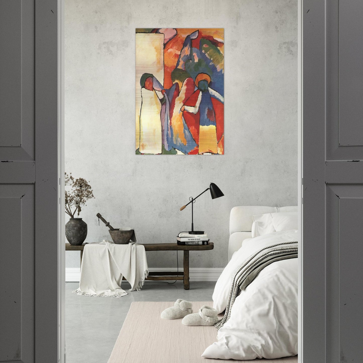 IMPROVISATION 6 AFRICAN 1909 - Wassily Kandinsky Brushed Aluminum Print - 70x100 cm / 28x40 inches | Wassily Kandinsky Aluminum Print | Wassily Kandinsky Prints