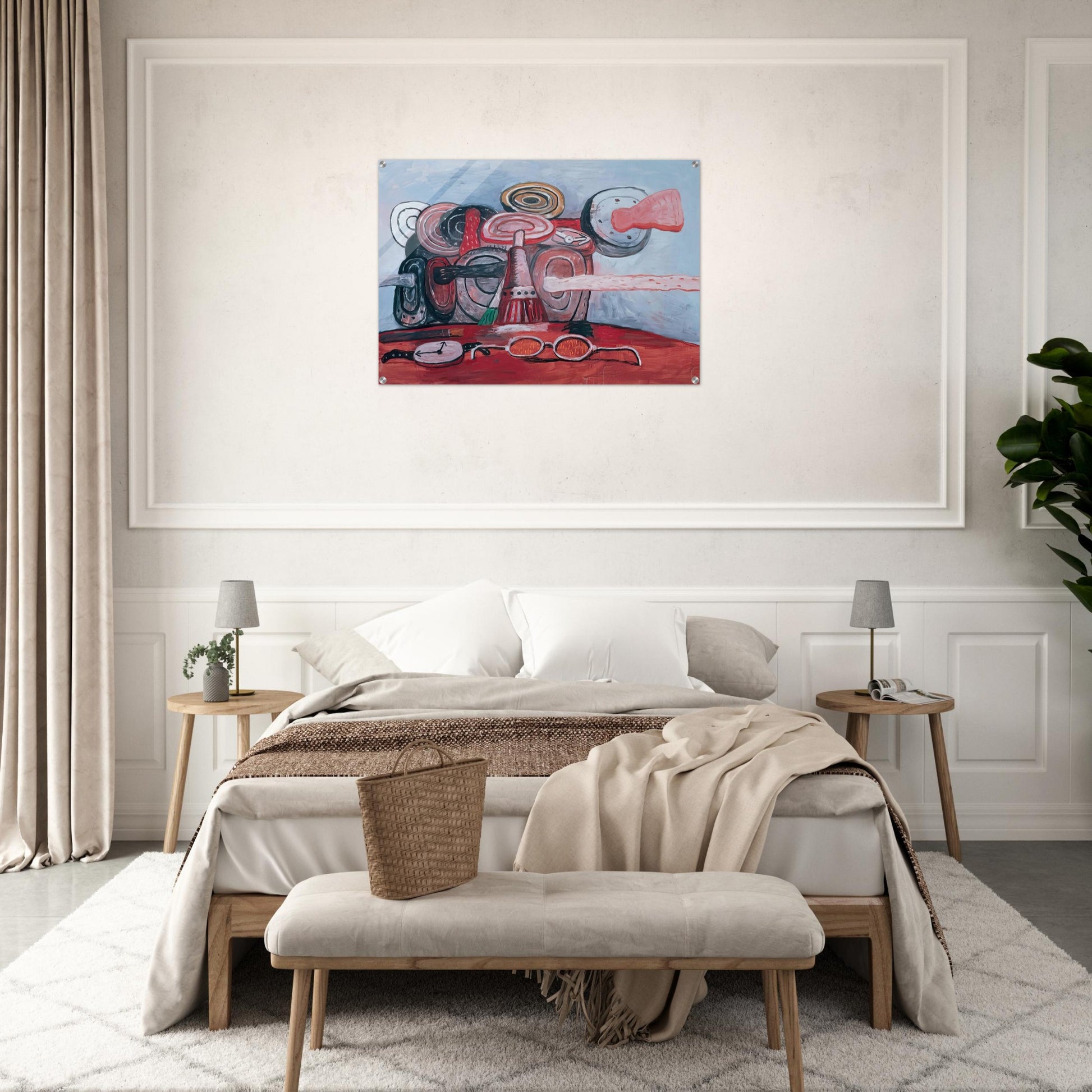 AS IT GOES - Philip Guston Acrylic Print - 70x100 cm / 28x40″ inches