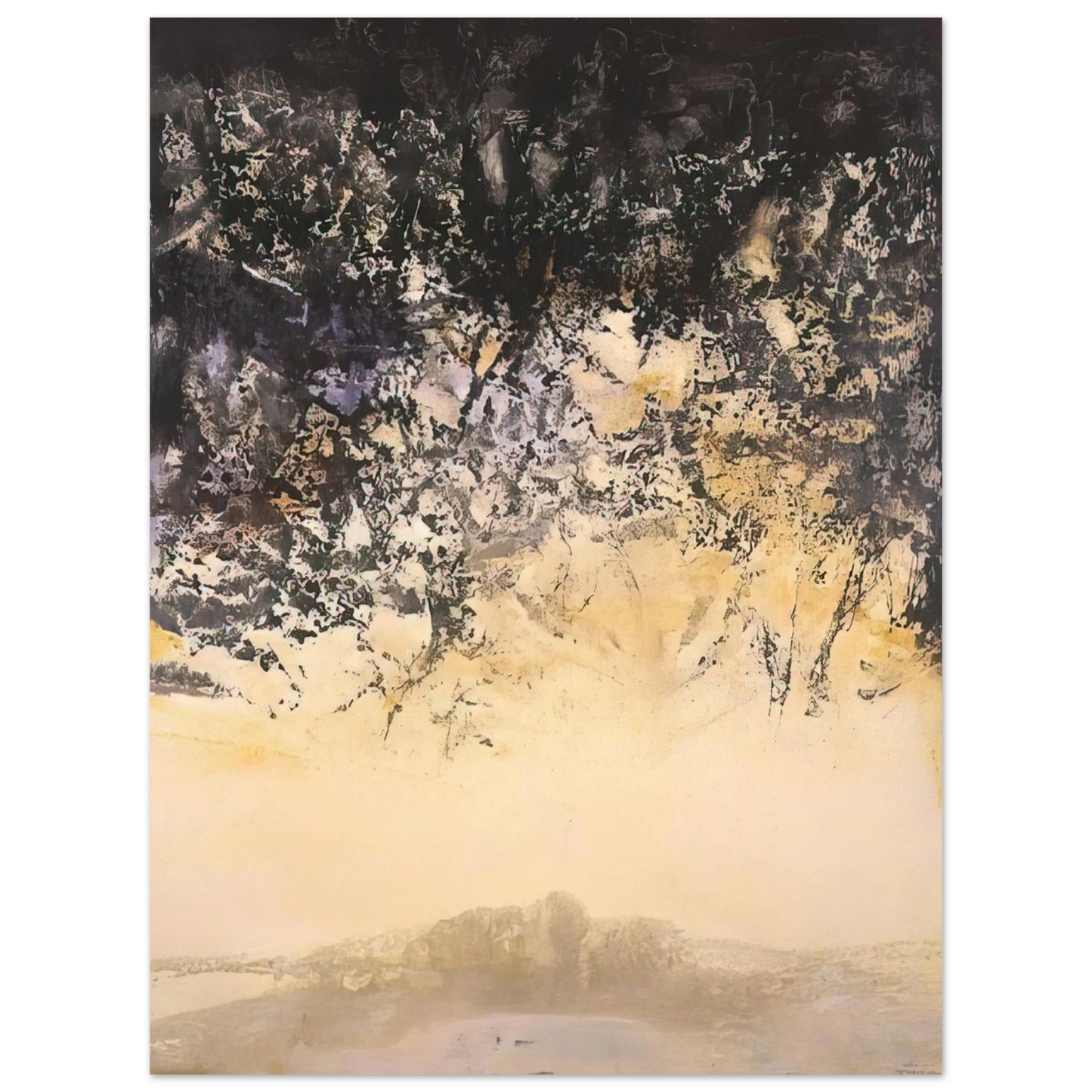Zao Wou-Ki - 11 11 1996 1996  75x100 cm / 30x40inches Fine Art Poster