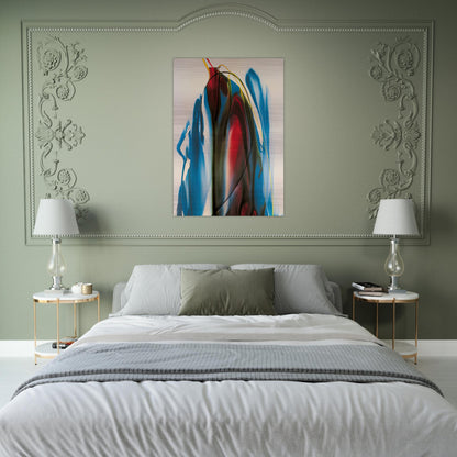 Phenomena Waiting Gables - Paul Jenkins Brushed Aluminum Print - 70x100 cm / 28x40 inches | Paul Jenkins Aluminum Print | Paul Jenkins Prints