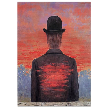 THE POET RECOMPENSED 1956 - Rene Magritte Brushed Aluminum Print - 70x100 cm / 28x40 inches | Rene Magritte Aluminum Print | Rene Magritte Prints