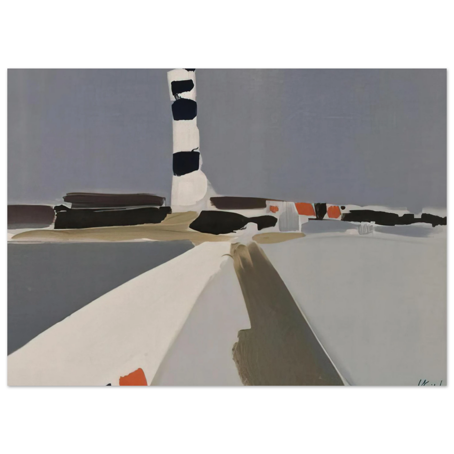 Nicolas de Stael - Le Phare - 1952 Fine Art Poster