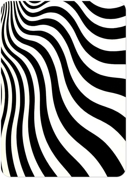 INTAKE 1964 By Bridget Riley Pack of 10 Post Cards | Bridget Riley Post Cards | A6 (10.5 x 14.8 cm) - 4.1 x 5.8 inches