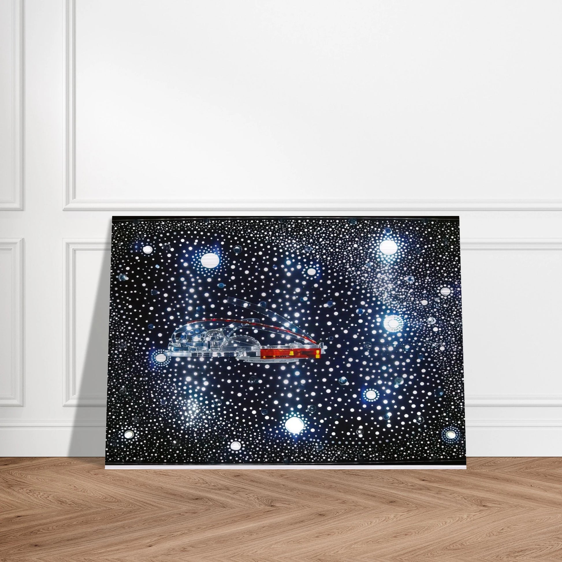 Constellation and Habitat of the Hydrospatial City, - 1973 - Gyula Kosice Brushed Aluminum Print - 70x100 cm / 28x40 inches | Gyula Kosice Aluminum Print | Gyula Kosice Prints