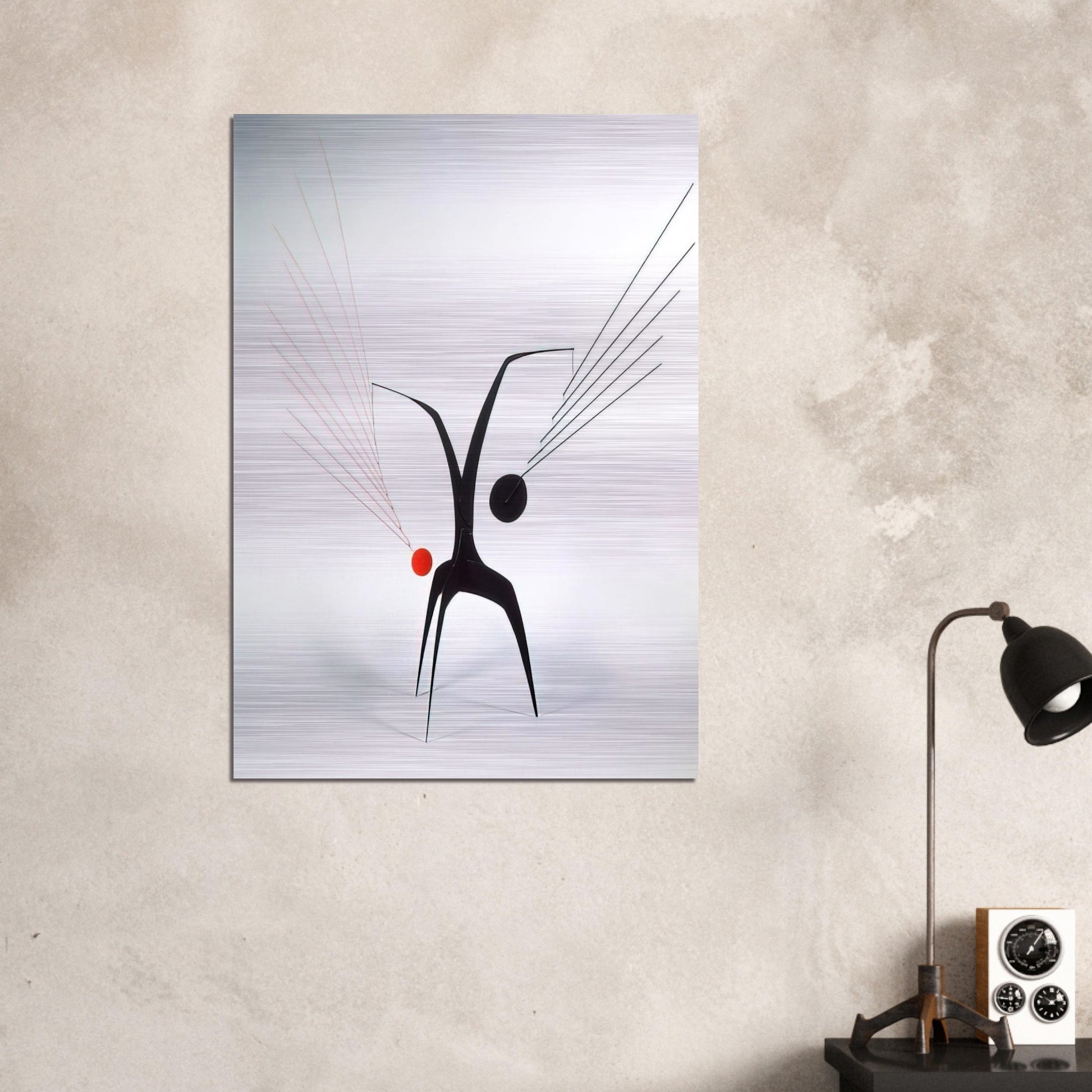 UN EFFET DU JAPONAIS 1941 - Alexander Calder Brushed Aluminum Print - 70x100 cm / 28x40 inches | Alexander Calder Aluminum Print | Alexander Calder Prints