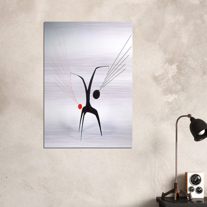 UN EFFET DU JAPONAIS 1941 - Alexander Calder Brushed Aluminum Print - 70x100 cm / 28x40 inches | Alexander Calder Aluminum Print | Alexander Calder Prints