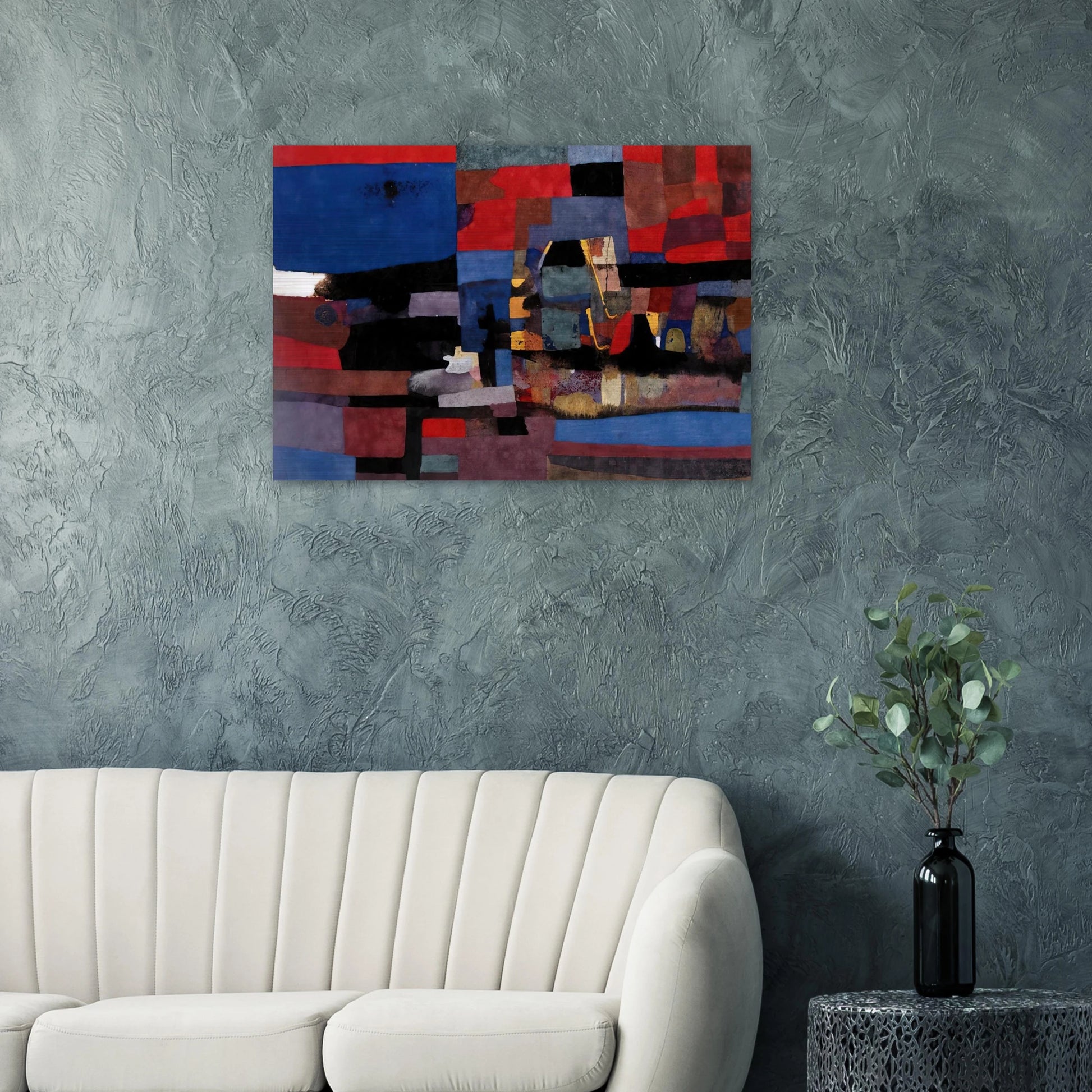 Untitled - 1952 - Alberto Burri Brushed Aluminum Print - 70x100 cm / 28x40 inches | Alberto Burri Aluminum Print | Alberto Burri Prints