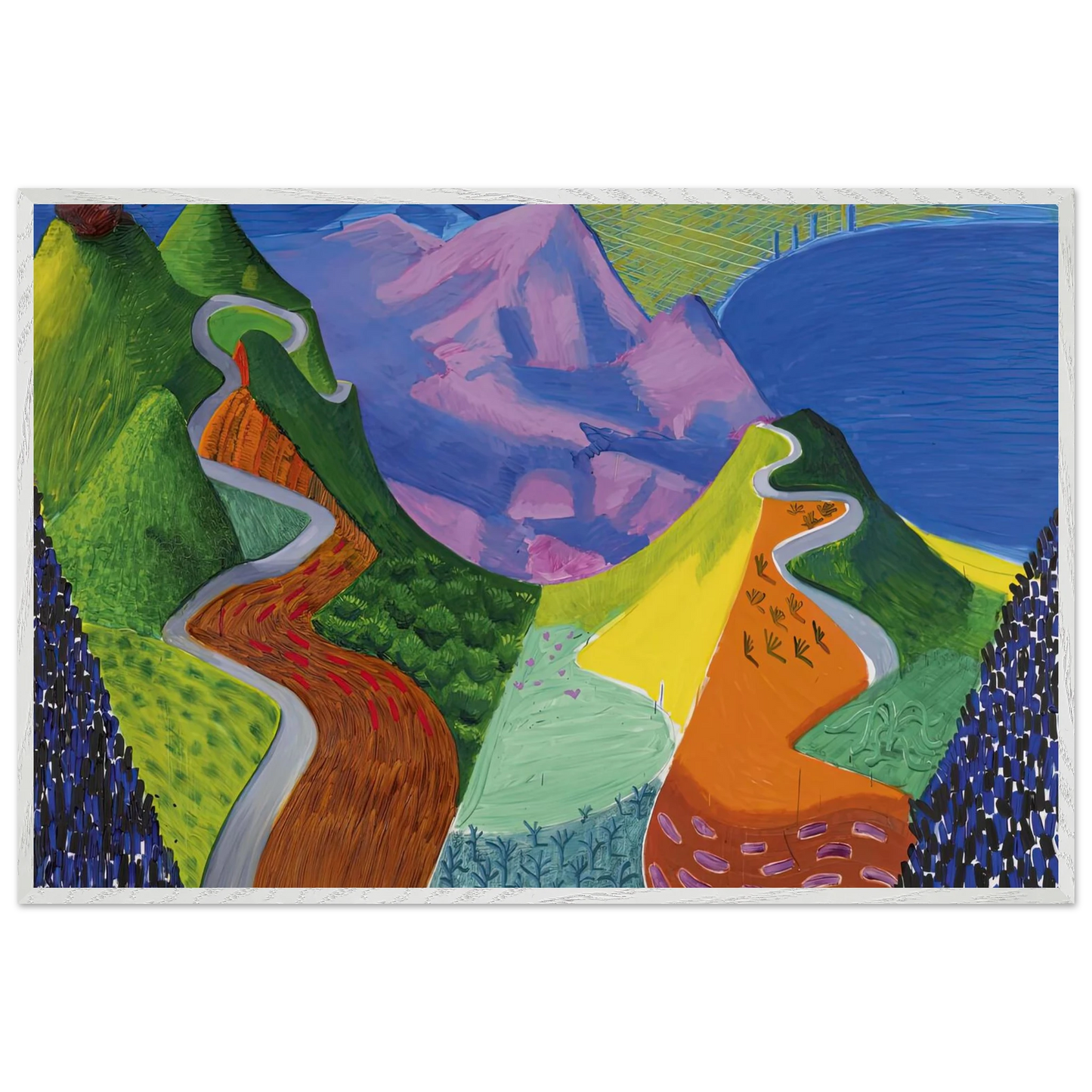David Hockney - David Hockney Wall art - 30x40 cm / 12x16 inches - Fine Art Poster-canvas - -