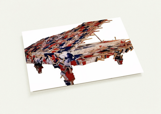 La Marseillaise - 1989 By Arman Pack of 10 Post Cards | Arman Post Cards | A6 (10.5 x 14.8 cm) - 4.1 x 5.8 inches