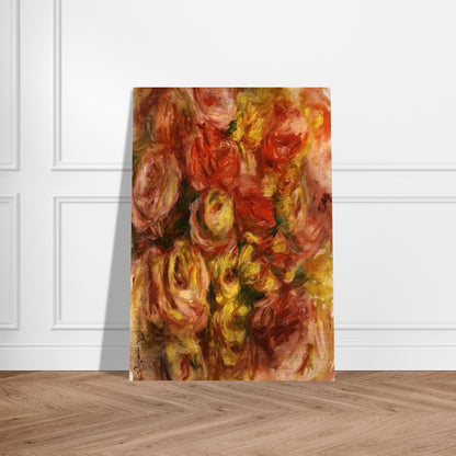 Study of Flowers - Pierre-Auguste Renoir Brushed Aluminum Print - 70x100 cm / 28x40 inches | Pierre-Auguste Renoir Aluminum Print | Pierre-Auguste Renoir Prints