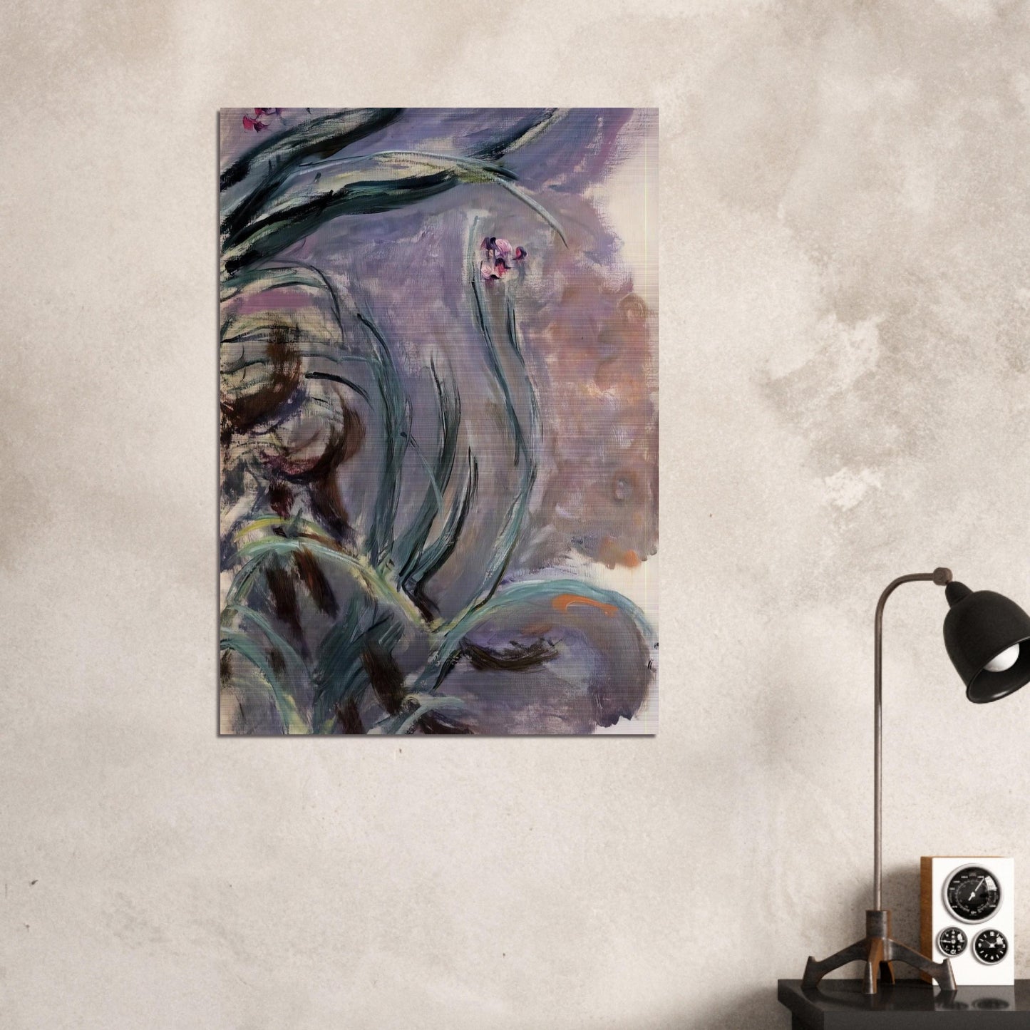 Irises - claude monet Brushed Aluminum Print - 70x100 cm / 28x40 inches | claude monet Aluminum Print | claude monet Prints