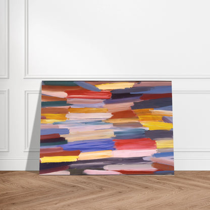 Something Else - 1967 - Ronnie Landfield Brushed Aluminum Print - 70x100 cm / 28x40 inches | Ronnie Landfield Aluminum Print | Ronnie Landfield Prints