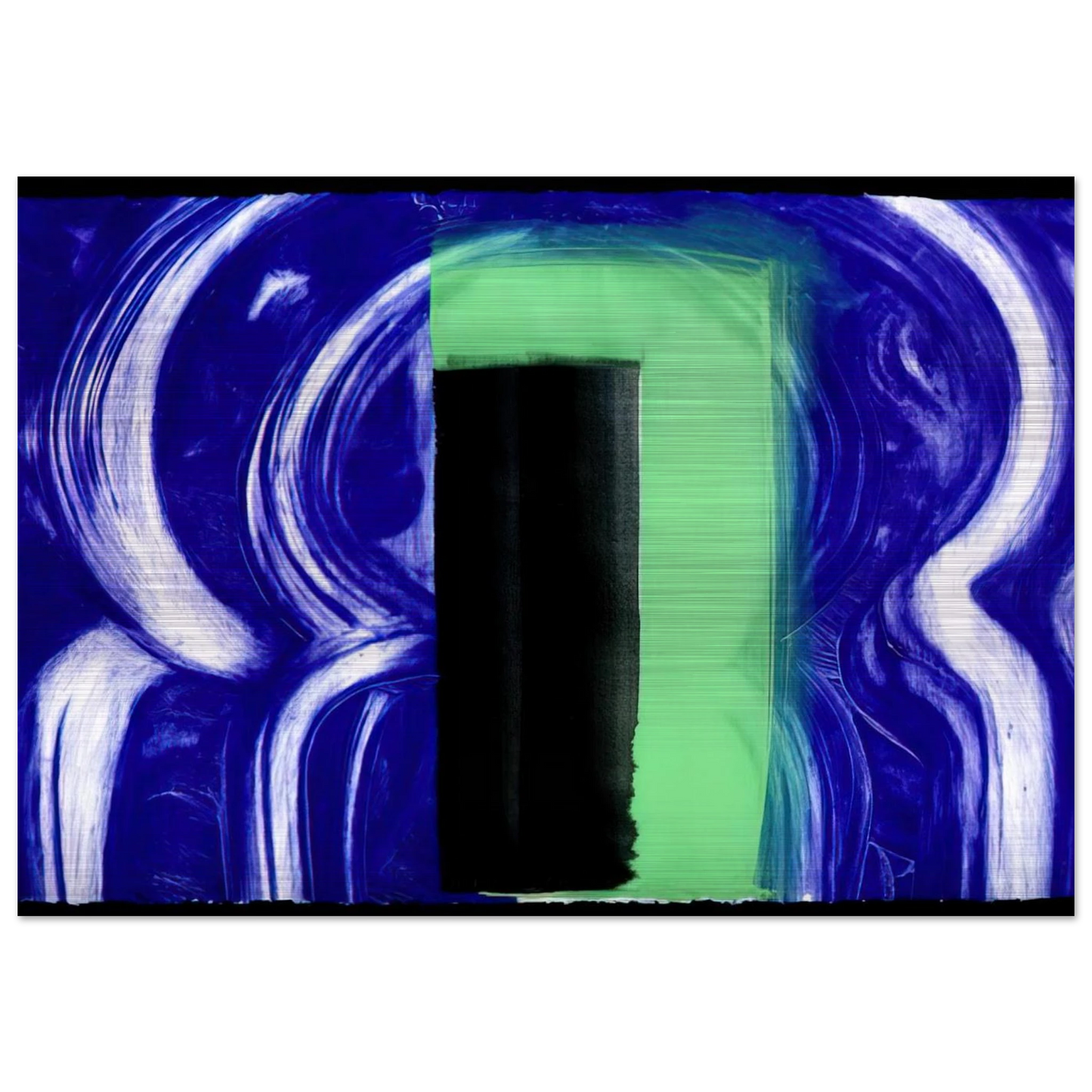 Moroccan Door - 1991 - Howard Hodgkin Brushed Aluminum Print - 70x100 cm / 28x40 inches | Howard Hodgkin Aluminum Print | Howard Hodgkin Prints