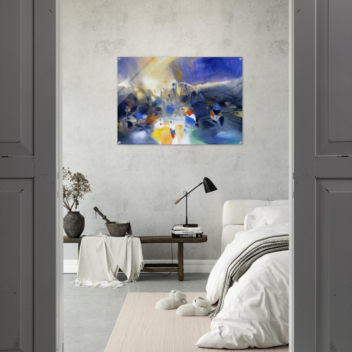 LA VIE QUI ANIME LES NUAGES 2006 - Chu teh Chun Acrylic Print - 70x100 cm / 28x40″ inches | Chu teh Chun Wall Art | Chu teh Chun Prints