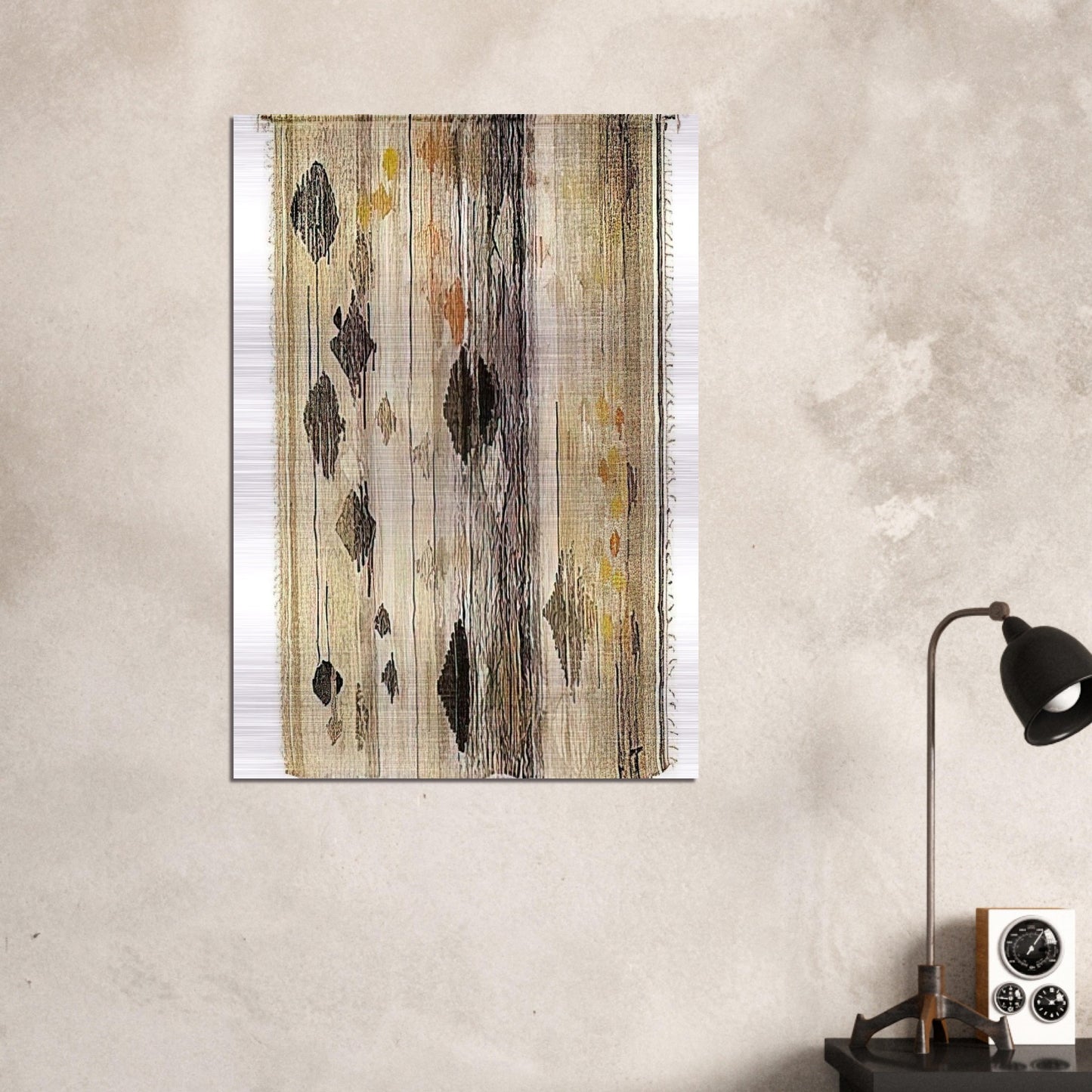FLOATING SHAPES 1958 - Lenore Tawney Brushed Aluminum Print - 70x100 cm / 28x40 inches | Lenore Tawney Aluminum Print | Lenore Tawney Prints