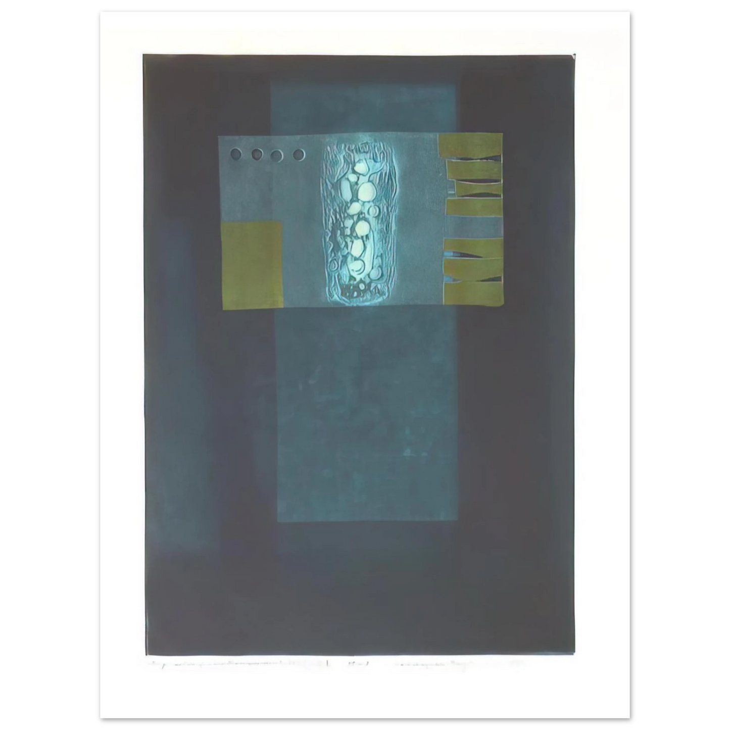 Hiroyuki Tajima - Impression of Small Monument - 1975  75x100 cm / 30x40inches Fine Art Poster