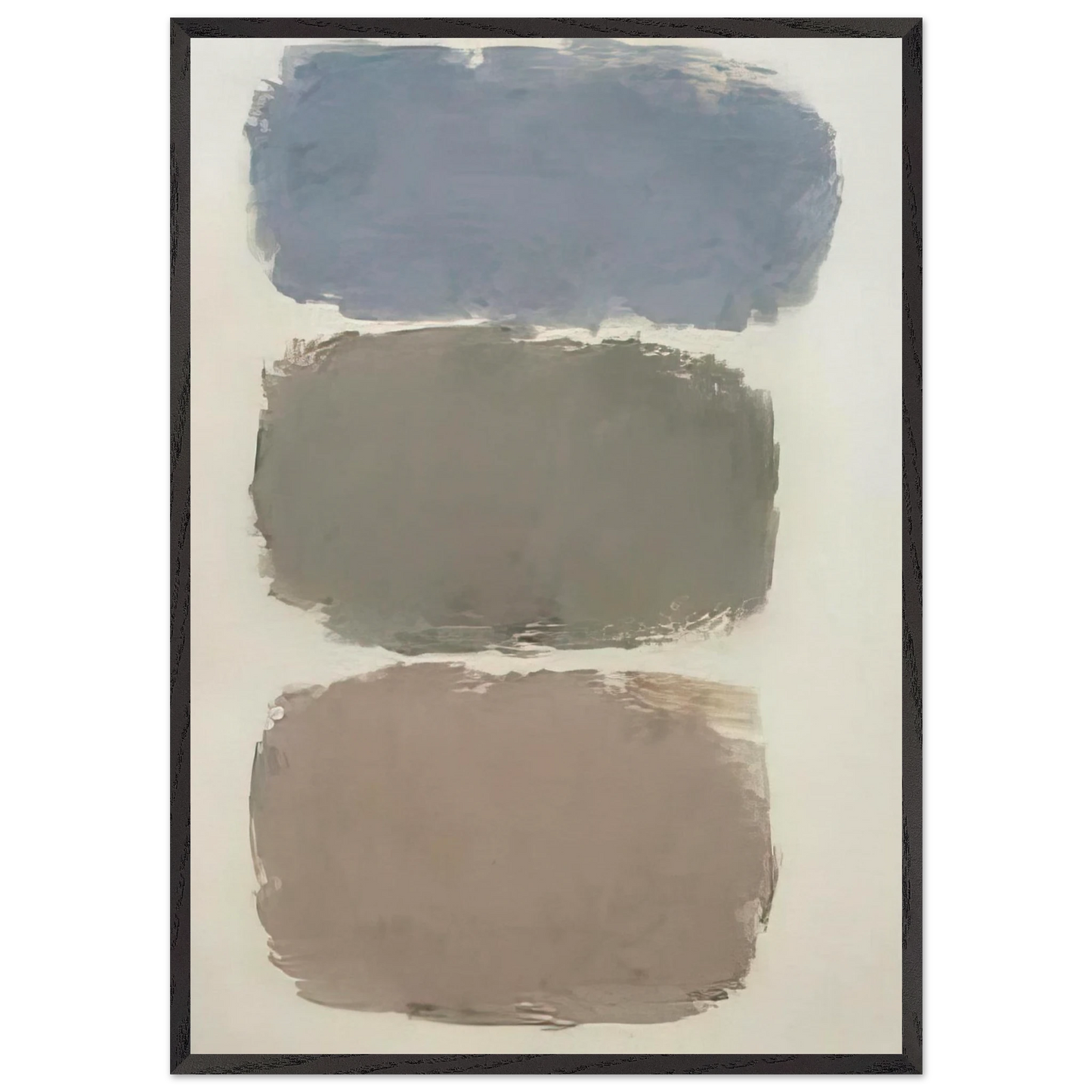 Untitled - 1962 N6 - Ray Parker 70x100 cm / 28x40 inches Framed Art Print – Black Wooden Frame
