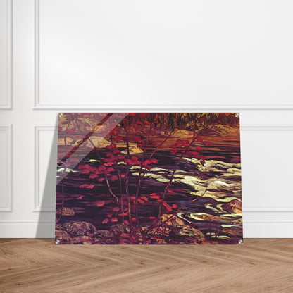 The Red Maple - 1914 - A.Y. Jackson Acrylic Print - 70x100 cm / 28x40″ inches