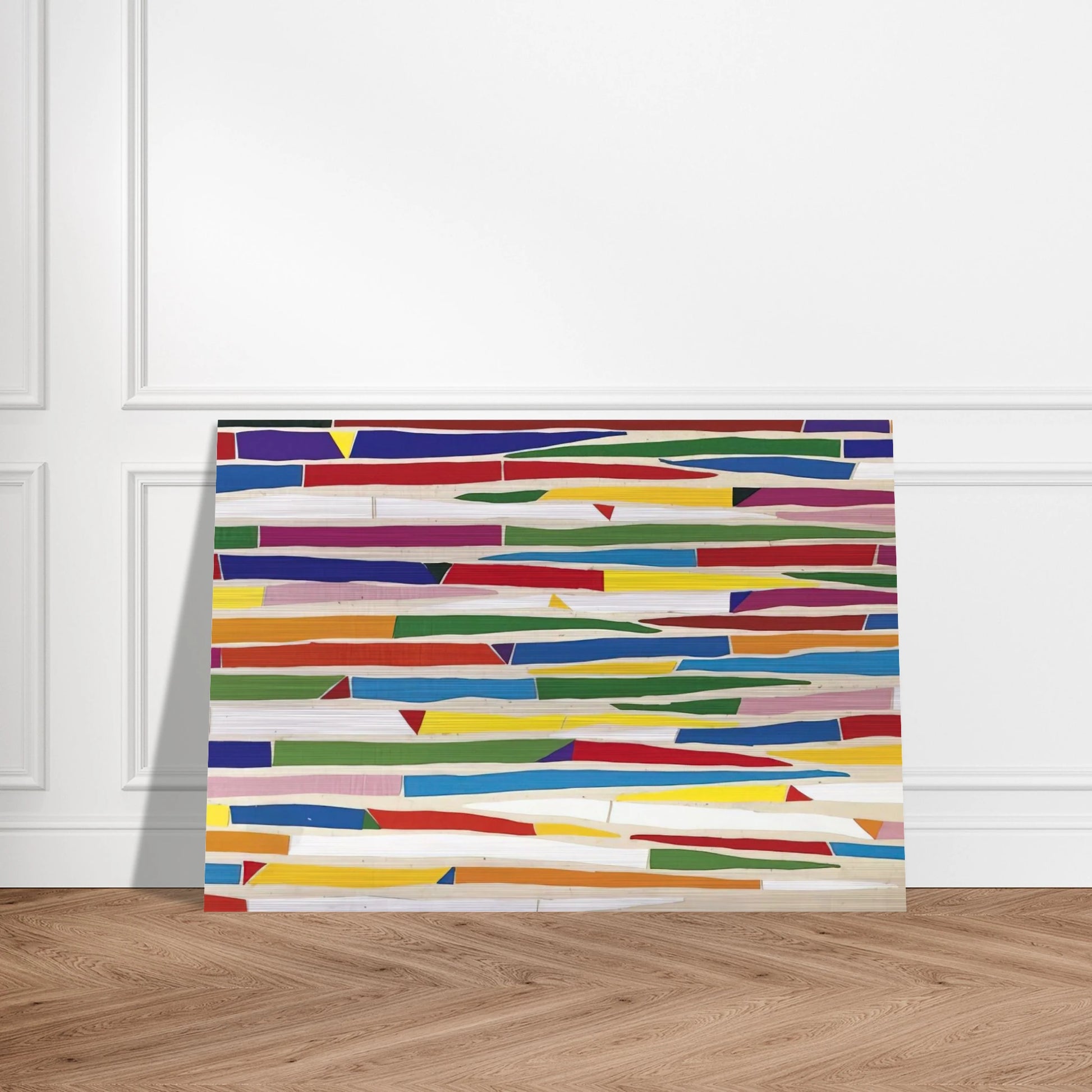 Composite - Color Field Painting - Piero Dorazio Brushed Aluminum Print - 70x100 cm / 28x40 inches | Piero Dorazio Aluminum Print | Piero Dorazio Prints