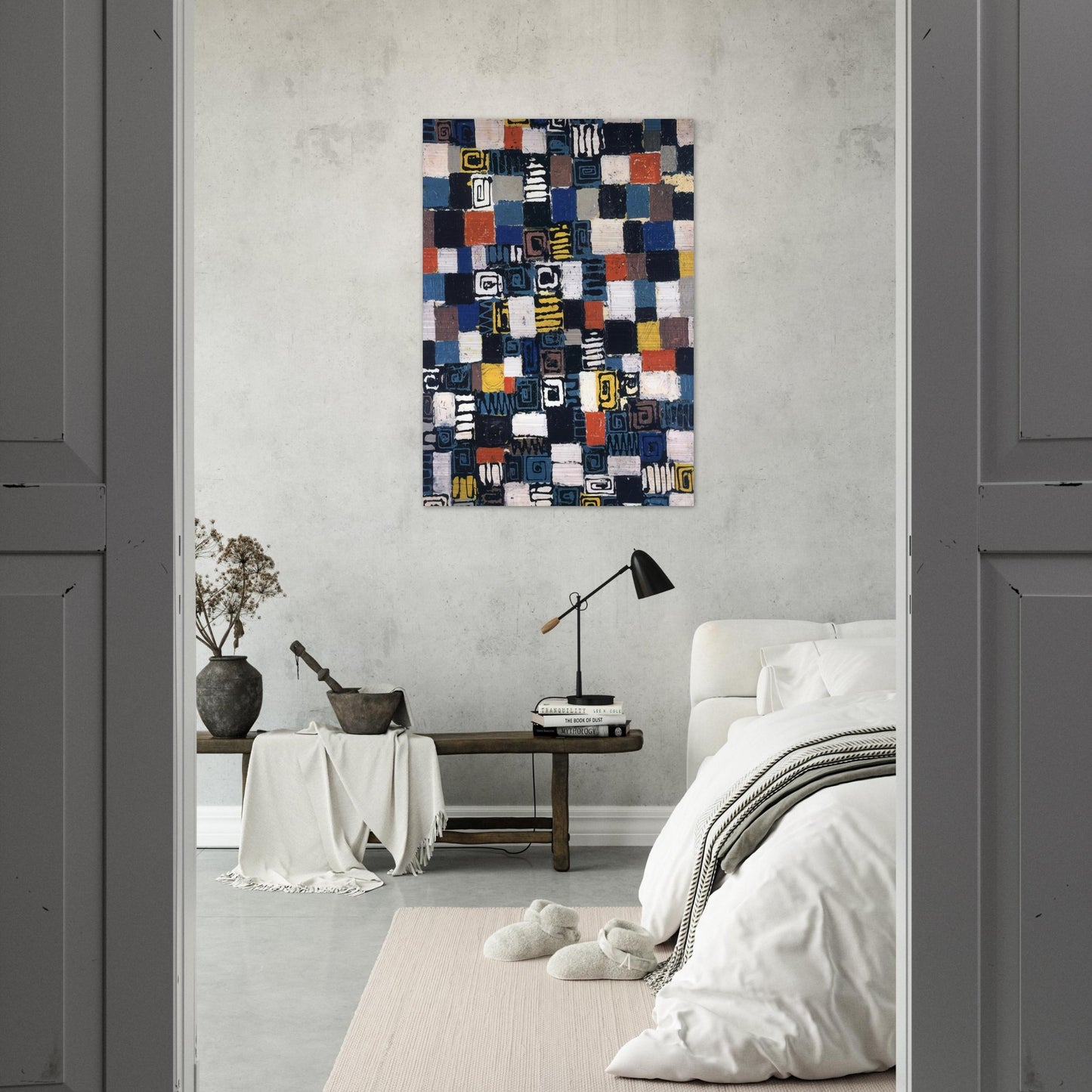 Untitled from Little Image series - Lee Krasner Brushed Aluminum Print - 70x100 cm / 28x40 inches | Lee Krasner Aluminum Print | Lee Krasner Prints