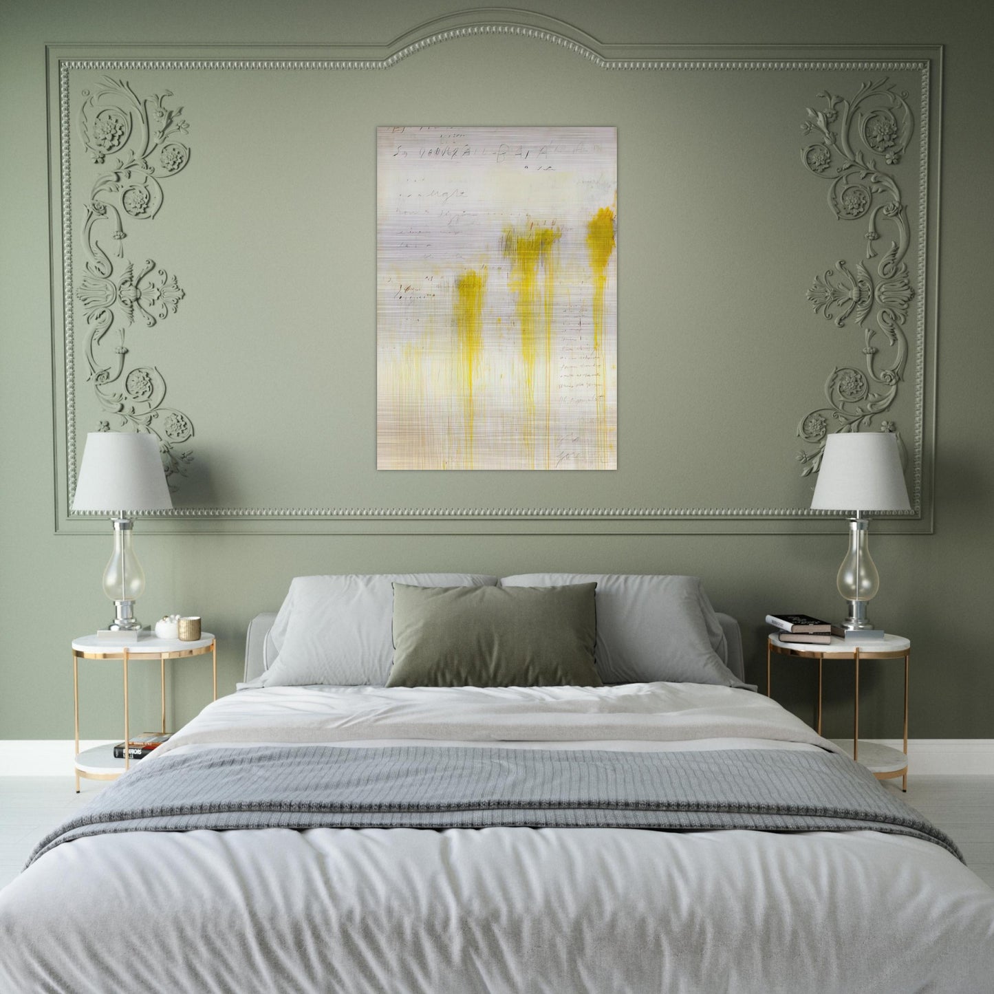 Quattro Stagioni II. Estate - Cy Twombly Brushed Aluminum Print - 70x100 cm / 28x40 inches | Cy Twombly Aluminum Print | Cy Twombly Prints