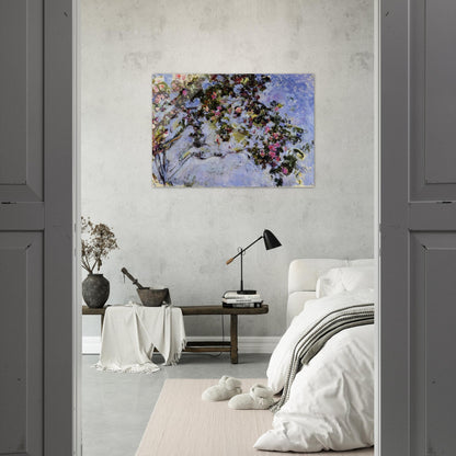 The Rose Bush - claude monet Acrylic Print - 70x100 cm / 28x40″ inches | claude monet Wall Art | claude monet Prints