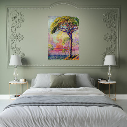 A Pine Tree - Henri-Edmond Cross Brushed Aluminum Print - 70x100 cm / 28x40 inches | Henri-Edmond Cross Aluminum Print | Henri-Edmond Cross Prints
