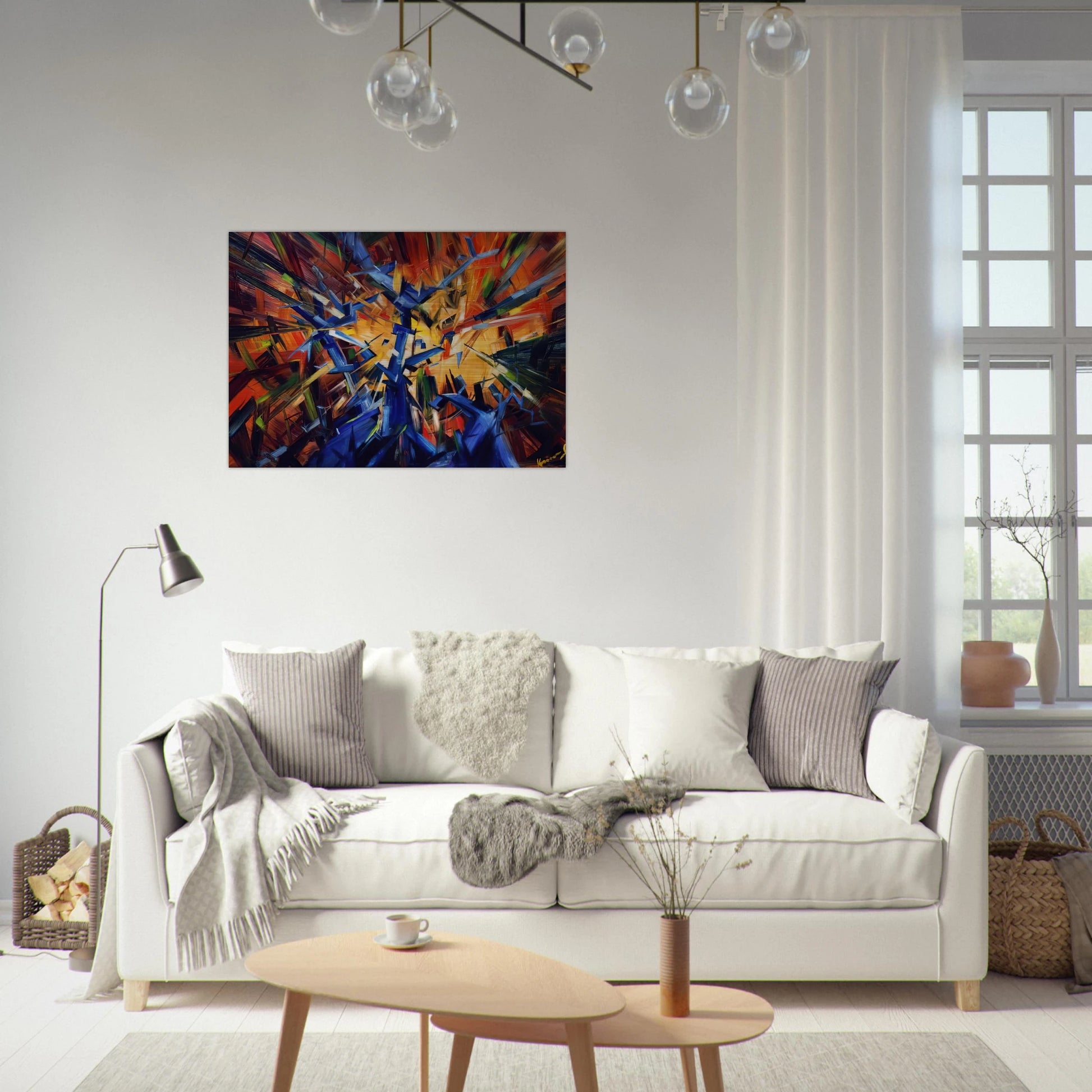 Untitled - 1966 - Konrad Zuse Brushed Aluminum Print - 70x100 cm / 28x40 inches | Konrad Zuse Aluminum Print | Konrad Zuse Prints