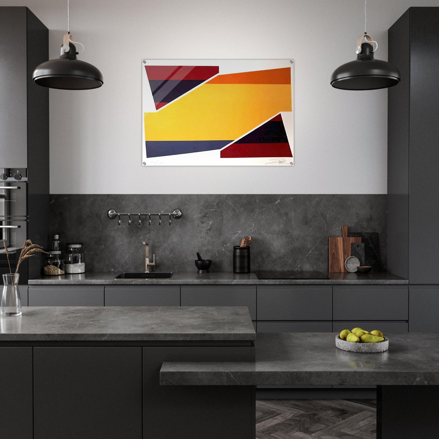 Rotation II - 1980 - Larry Zox Acrylic Print - 70x100 cm / 28x40″ inches