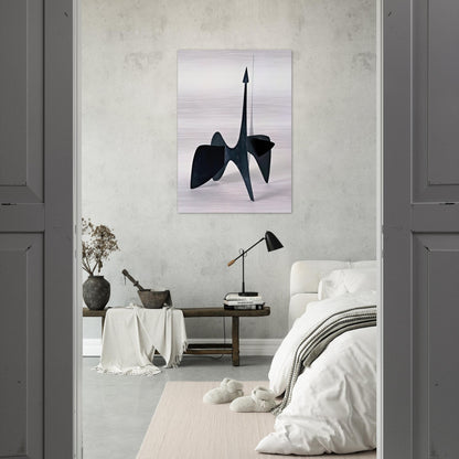 TEODELAPIO MAQUETTE II 1962 - Alexander Calder Brushed Aluminum Print - 70x100 cm / 28x40 inches | Alexander Calder Aluminum Print | Alexander Calder Prints