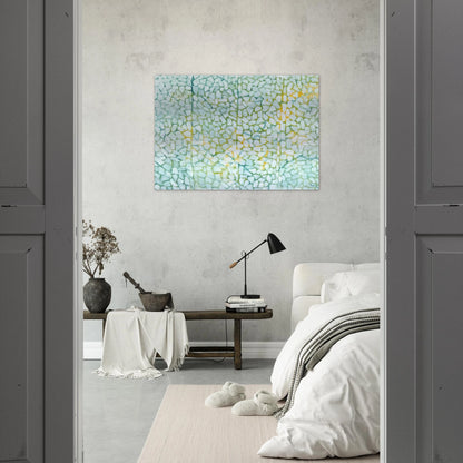 WHITE DAISIES RHAPSODY 1973 - Alma Woodsey Thomas Brushed Aluminum Print - 70x100 cm / 28x40 inches | Alma Woodsey Thomas Aluminum Print | Alma Woodsey Thomas Prints