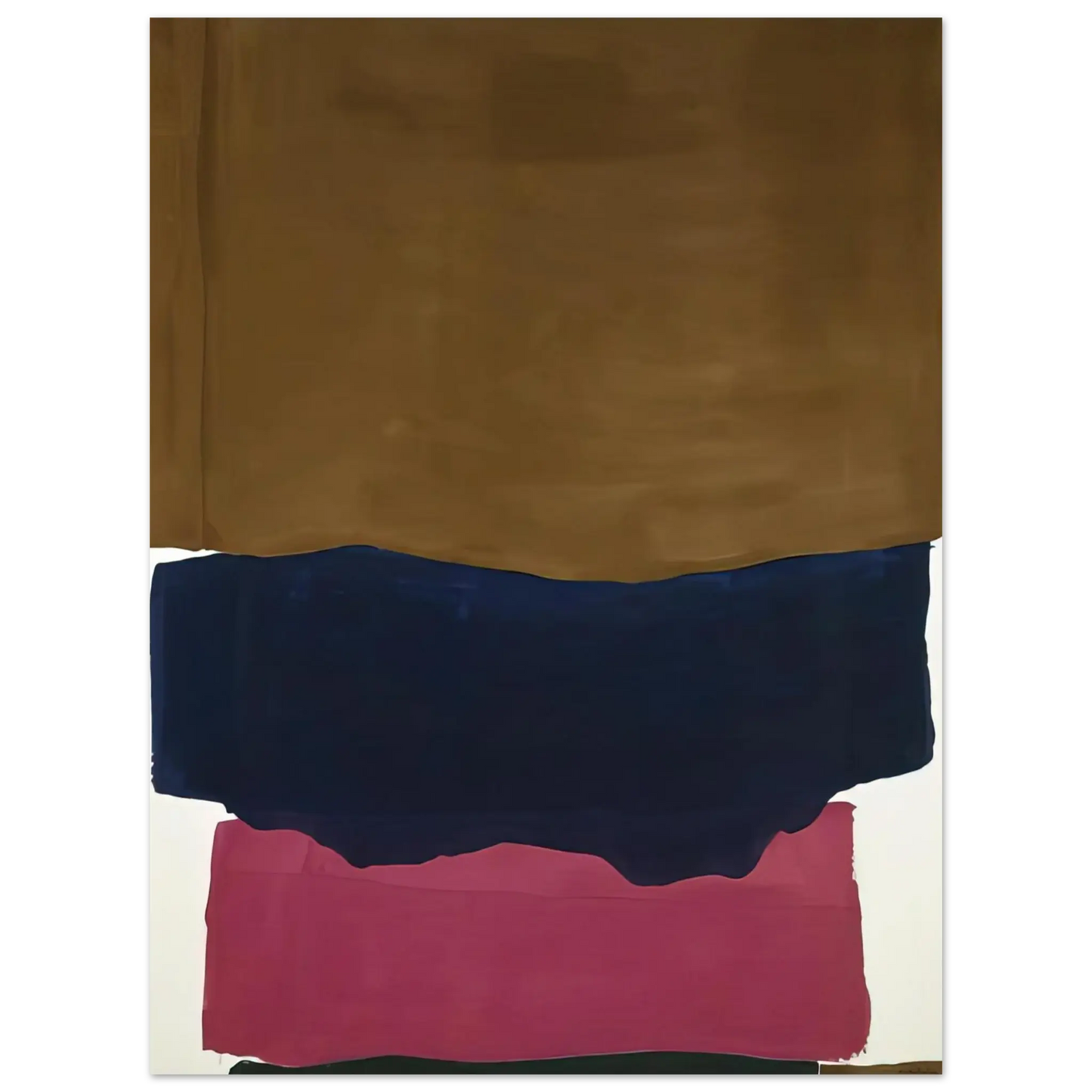 Helen Frankenthaler - Indian Summer - 1967 Wall art - 60x80 cm / 24x32 Inches - Fine Art Poster - -