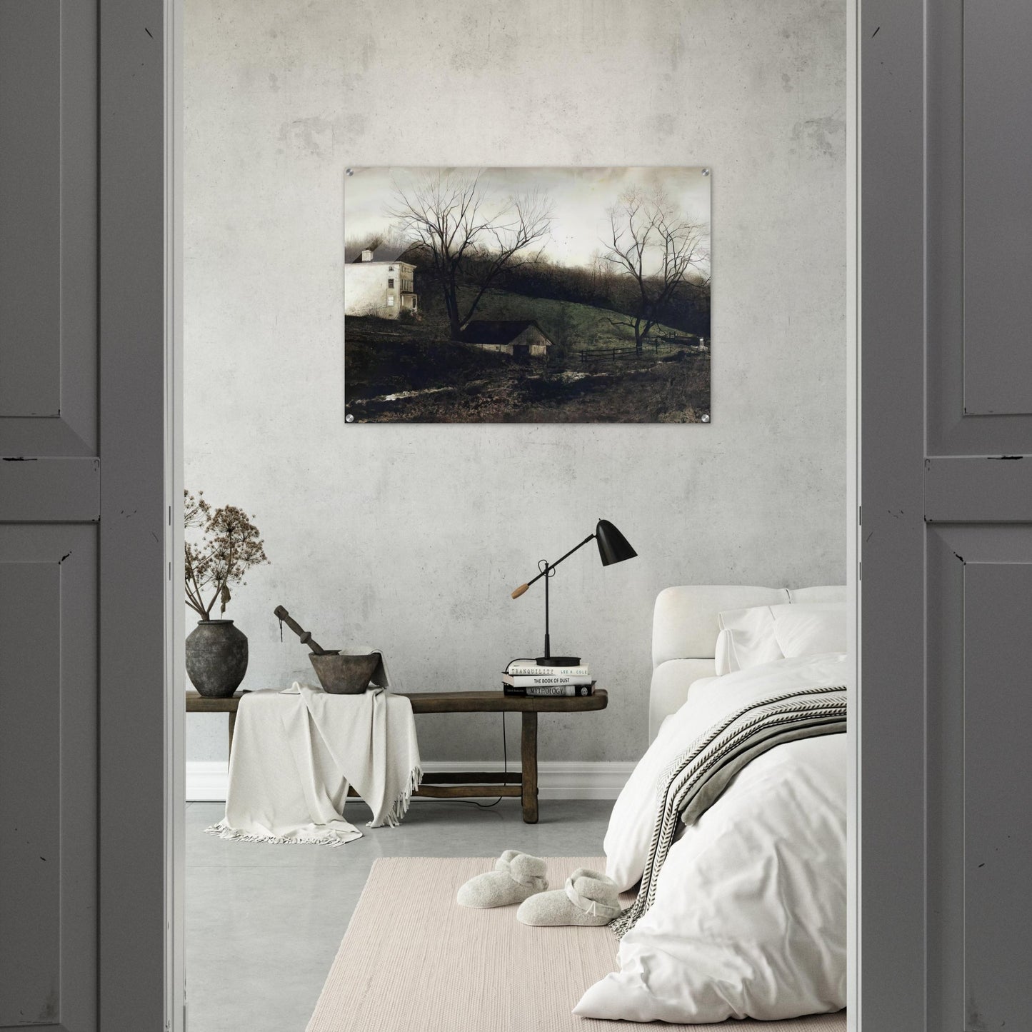 EVENING AT KUERNERS - Andrew Wyeth Acrylic Print - 70x100 cm / 28x40″ inches