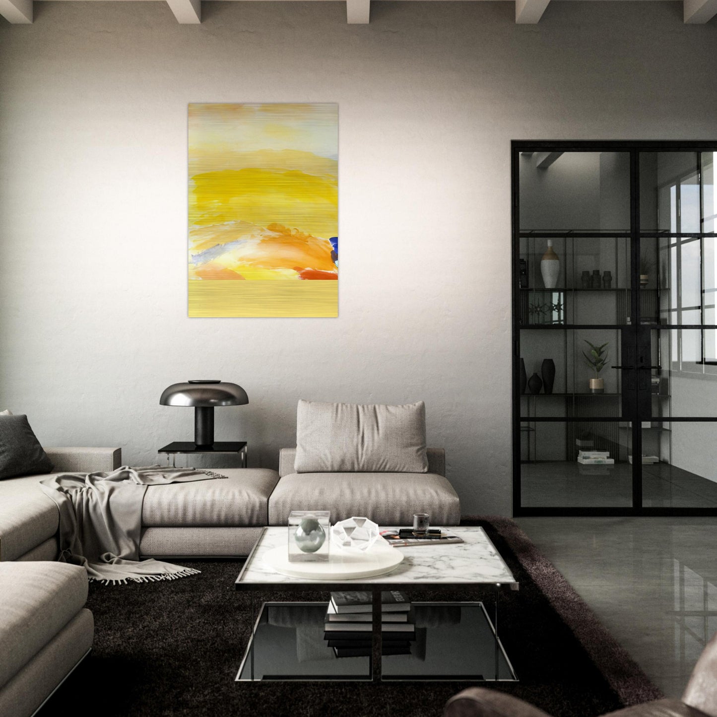Light in Your Eyes - 2000 - Ronnie Landfield Brushed Aluminum Print - 70x100 cm / 28x40 inches | Ronnie Landfield Aluminum Print | Ronnie Landfield Prints