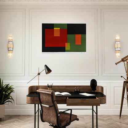 Untitled - 1966 - Johannes Itten Brushed Aluminum Print - 70x100 cm / 28x40 inches | Johannes Itten Aluminum Print | Johannes Itten Prints