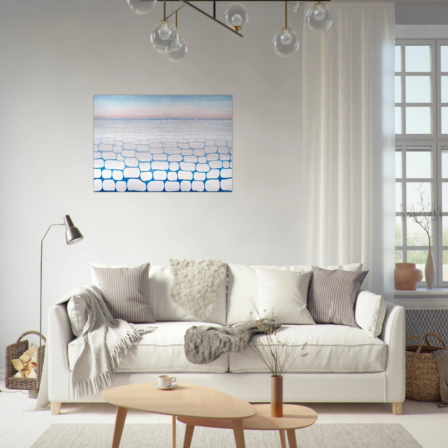Sky Above Clouds IV - Georgia O'Keeffe Brushed Aluminum Print - 70x100 cm / 28x40 inches | Georgia O'Keeffe Aluminum Print | Georgia O'Keeffe Prints