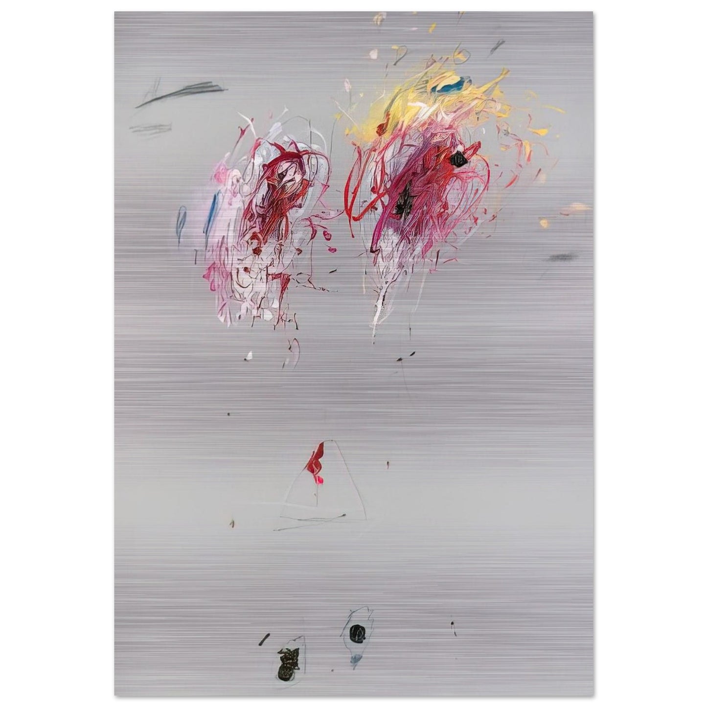 Nine Discourses on Commodus, Part IV - Cy Twombly Brushed Aluminum Print - 70x100 cm / 28x40 inches | Cy Twombly Aluminum Print | Cy Twombly Prints